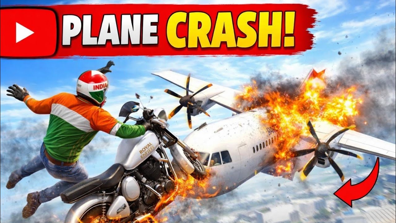 Indian Bike 3D Flying Airplane Gameplay ✈️ | Plane Flying in City | Crazy Plane Stunt