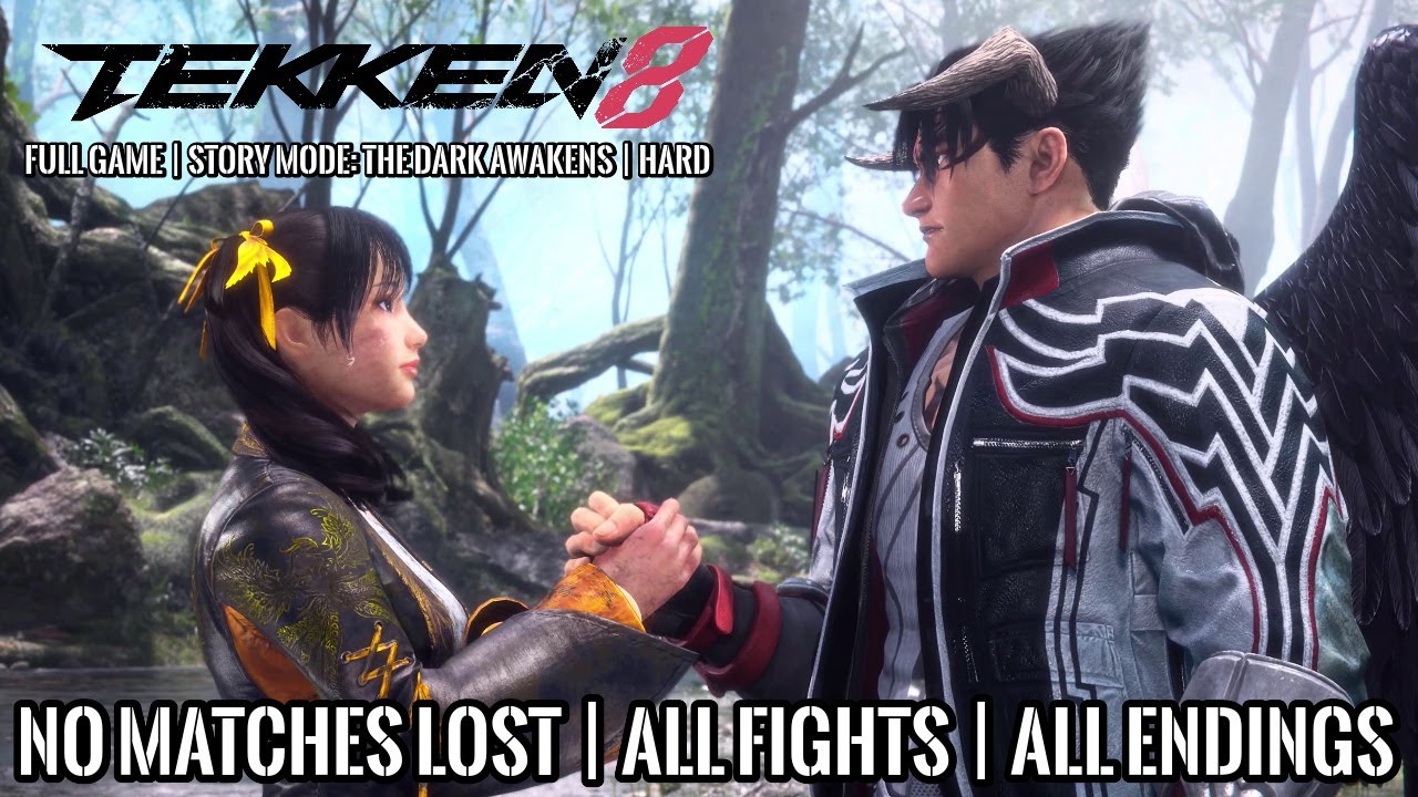 TEKKEN 8 | Story Mode: The Dark Awakens | FULL GAME | HARD | No Matches Lost | All Fights/Endings