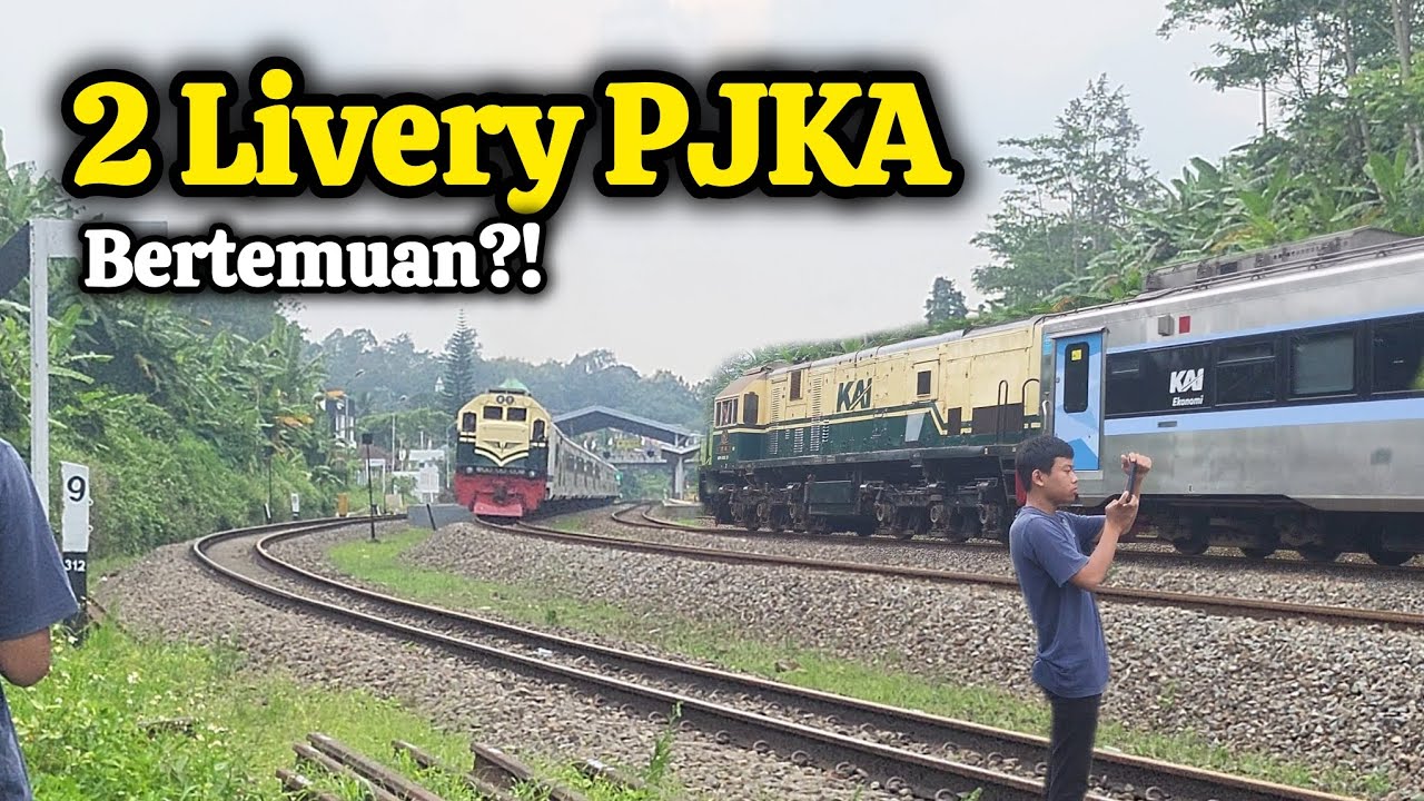 Hunting Kereta dapet 2 Loko Livery PJKA Sedang bertemuan??