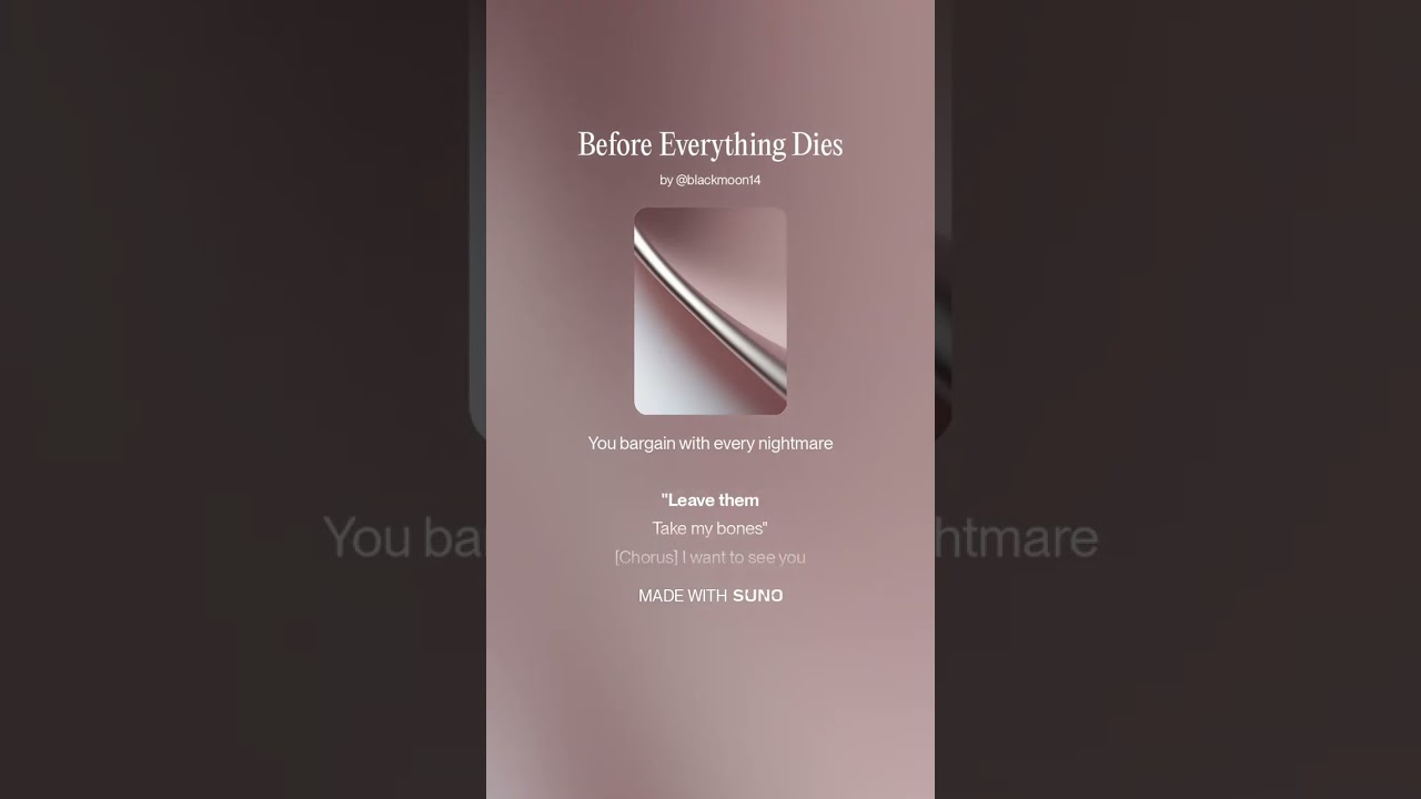 Before Everything Dies