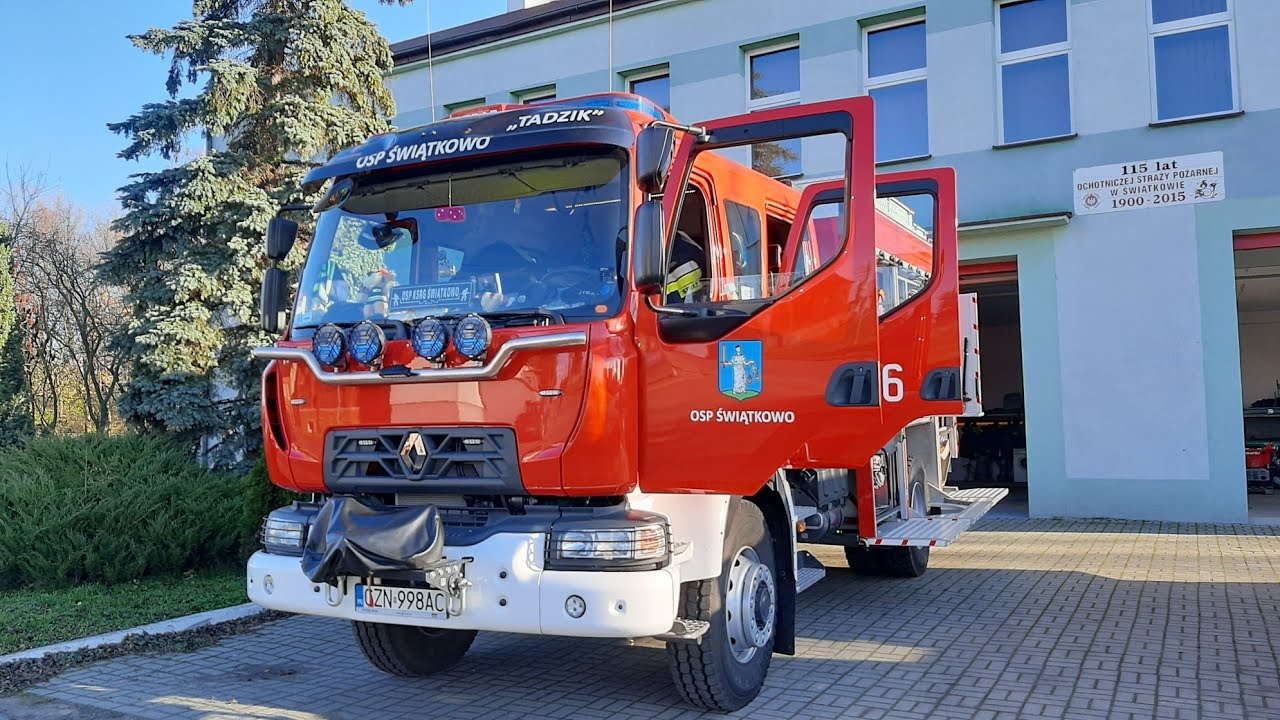 Pokaz wyposażenia bojowego w OSP KSRG Świątkowo