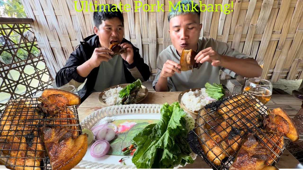 Big Pork Bite Challenge/Arunachalpradesh @RupamTheExplorer @bakyuvlogs @icelanddiaries @GilumBellai 