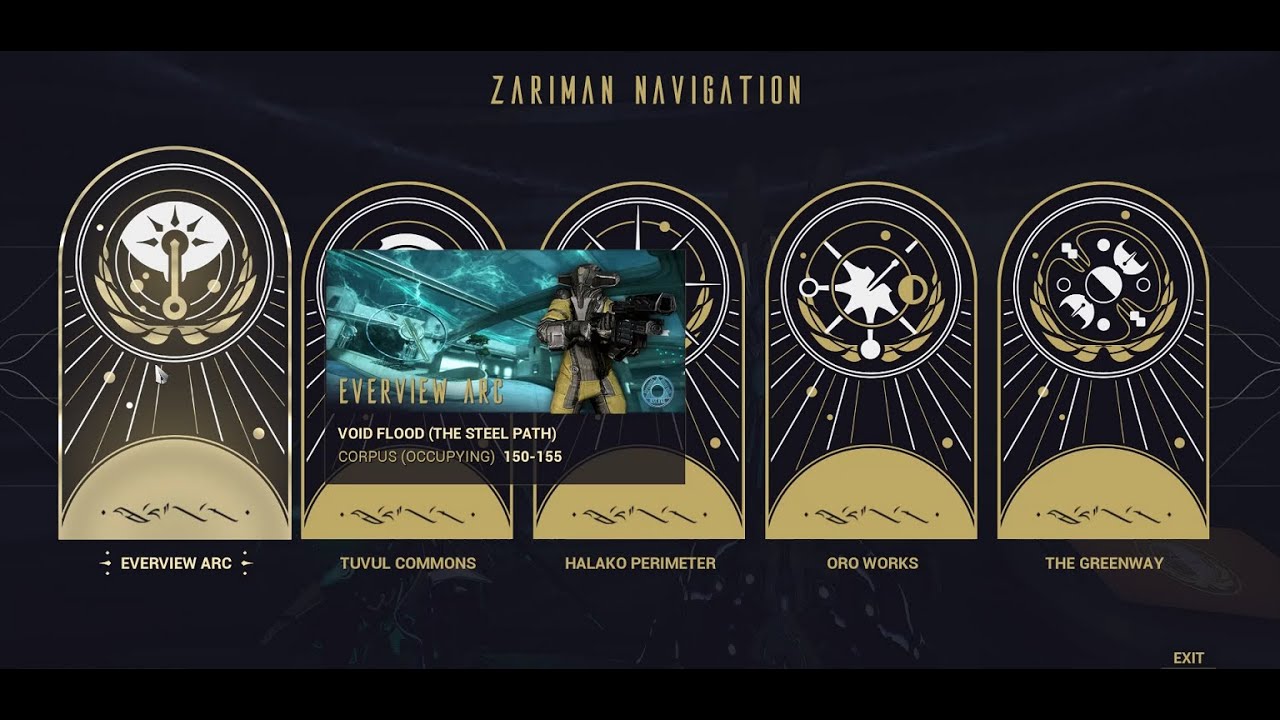 Warframe - Gyre: Solo Steel Path Void Flood | Everview Arc (Zariman)