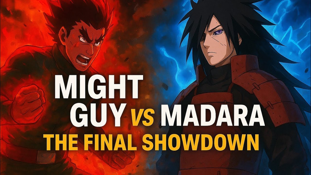 Might Guy vs Madara Uchiha 🔥 | The Final Battle | Epic Anime Fight (Full Edit)