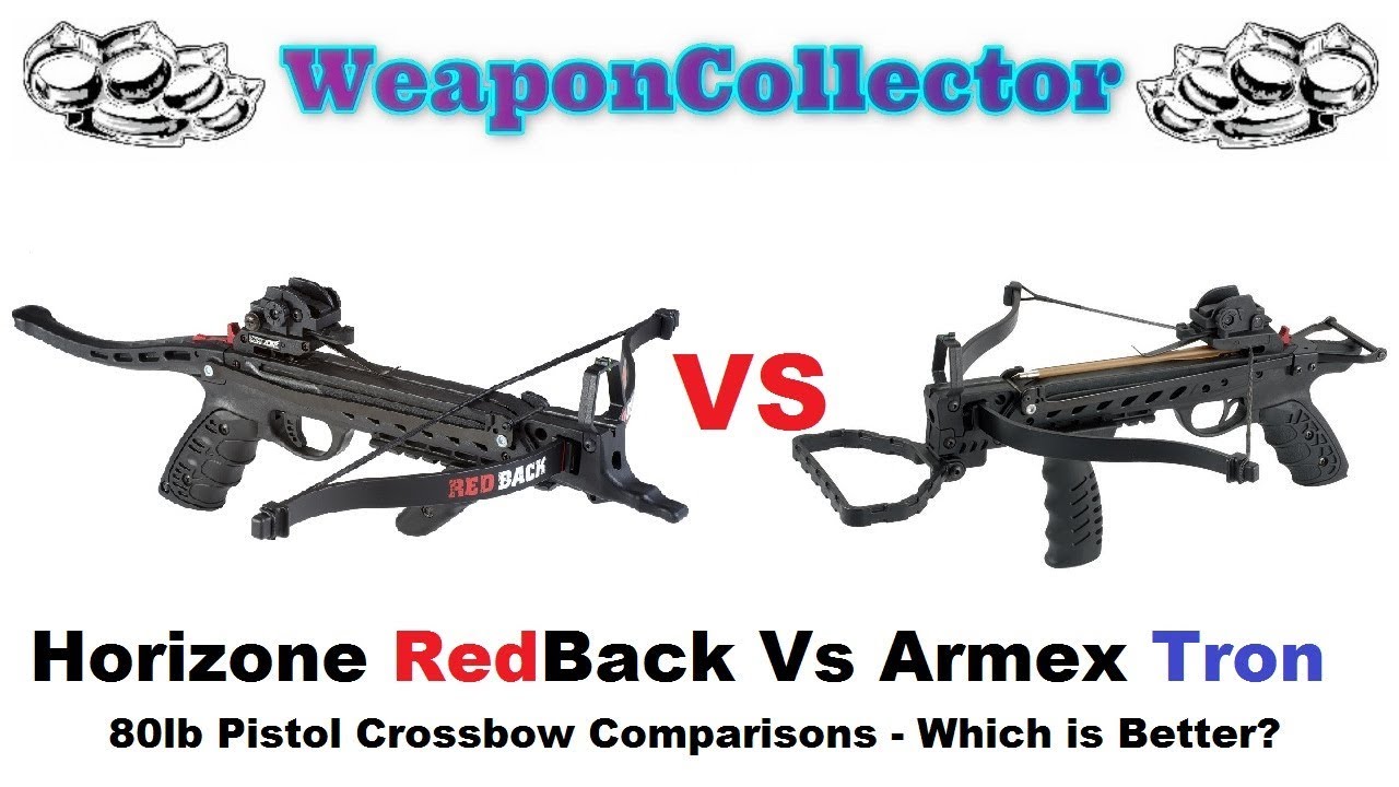 Horizone Redback VS Armex Tron - 80lb Crossbow Tests