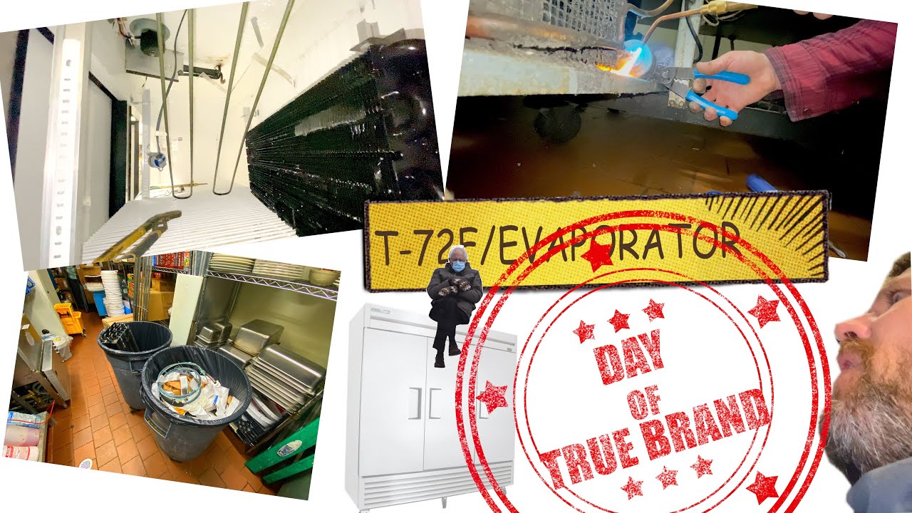 T-72F TRUE FREEZER REPLACING EVAPORATOR COIL AND LINE SET. T-49 TRUE REFRIGERATOR - START COMPONENTS