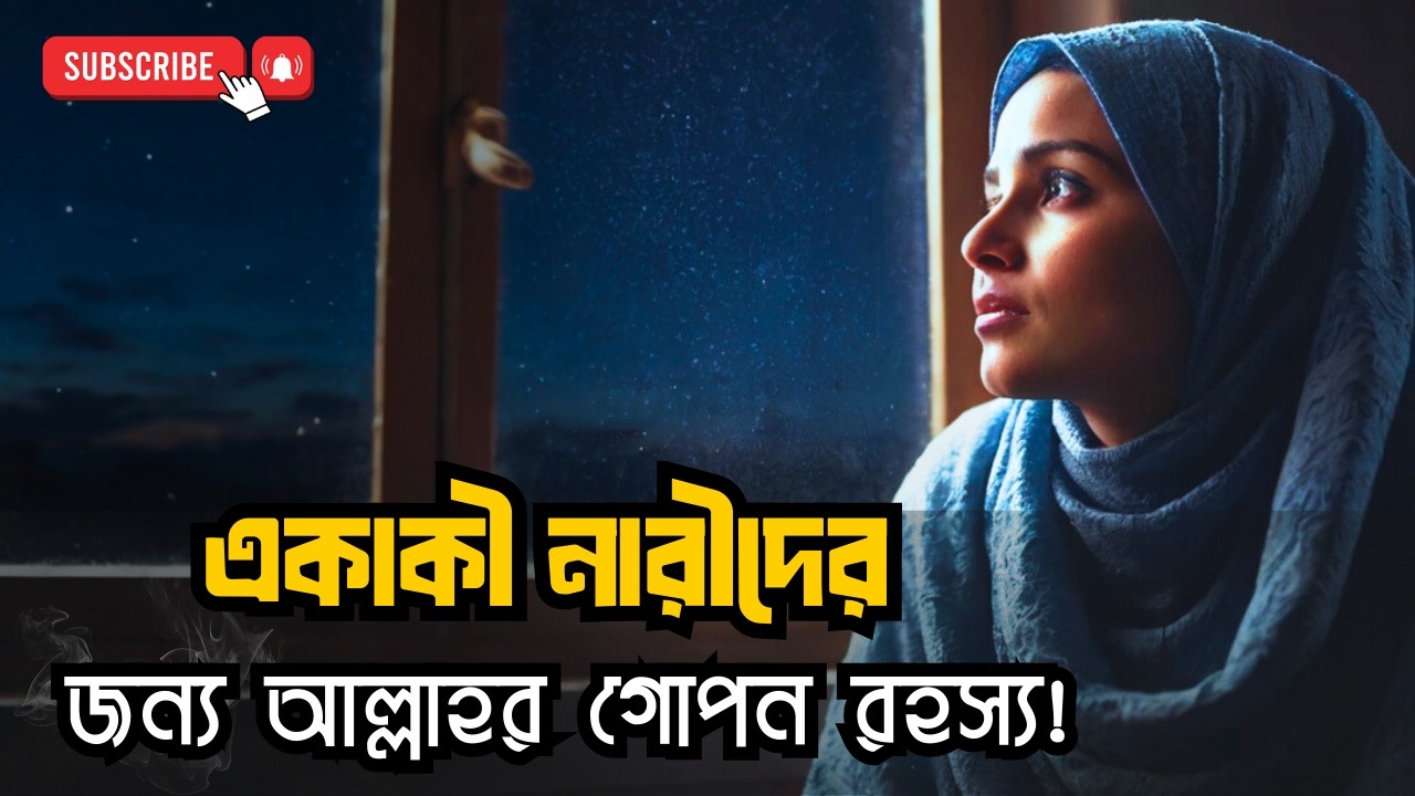 “যে নারী একা — আল্লাহ তার জন্য কী বিশেষ পরিকল্পনা রাখেন?”