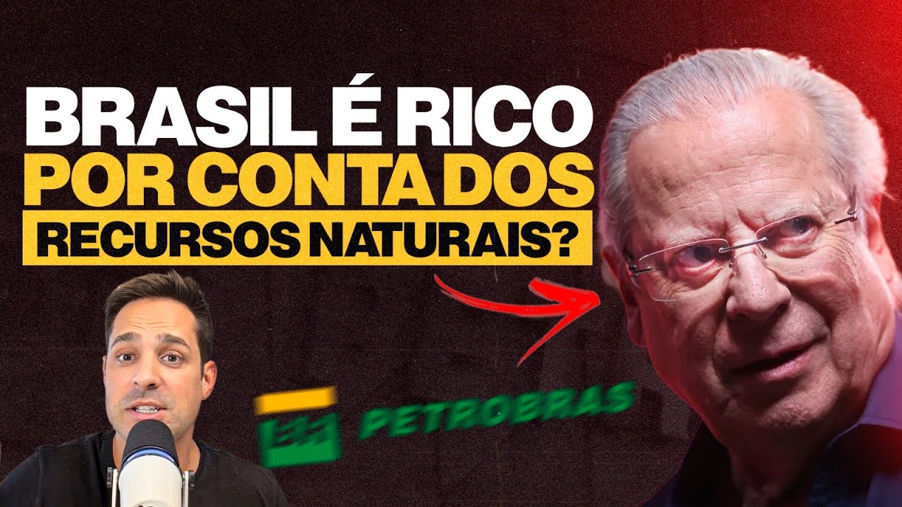 JOSÉ DIRCEU MENTIU: O BRASIL É POBRE MESMO TENDO RECURSOS NATURAIS