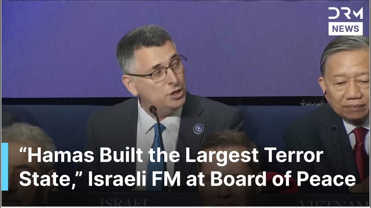 FULL SPEECH: Israeli FM Backs Trump Gaza Plan, Demands Hamas Disarmament at Peace Summit | AC1G