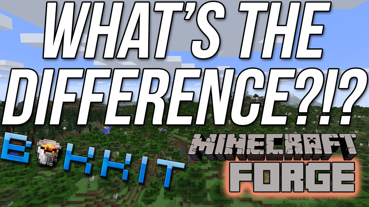 What's The Difference Between Bukkit, Forge, And Vanilla Servers?!?