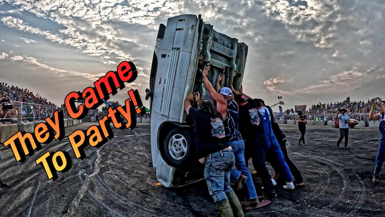 Whistlindiesel and Diesel Brothers Rip It Up at Turn 'Em & Burm 'Em Event