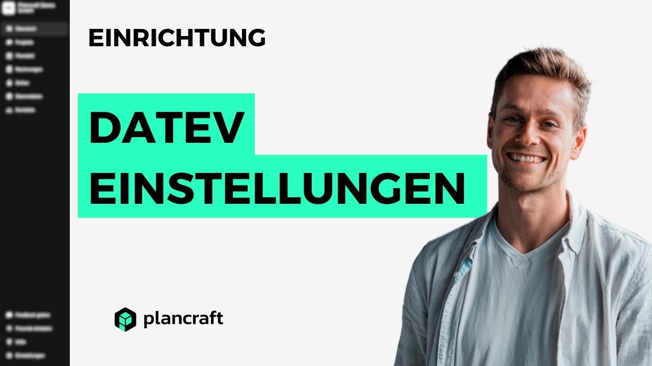 DATEV Einstellungen 👩🏼&zwj;💻👨🏼&zwj;💻 || Plancraft einfache Handwerkersoftware