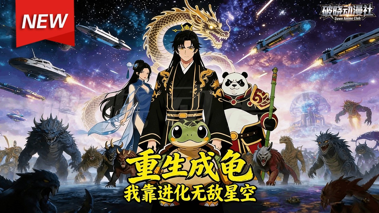 MULTISUB📢新番上线《重生成龟，我靠进化无敌星空》第1~68集丨穿越成小乌龟，觉醒吞噬系统一路逆天进化，横扫异兽危机，携手众强共迎黄金大世！#漫剧 #破晓动漫社
