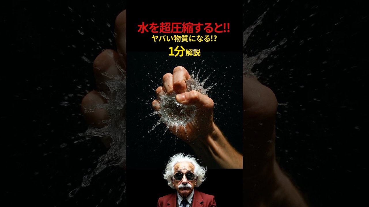 水を極限まで圧縮するとヤバい物質になる!?