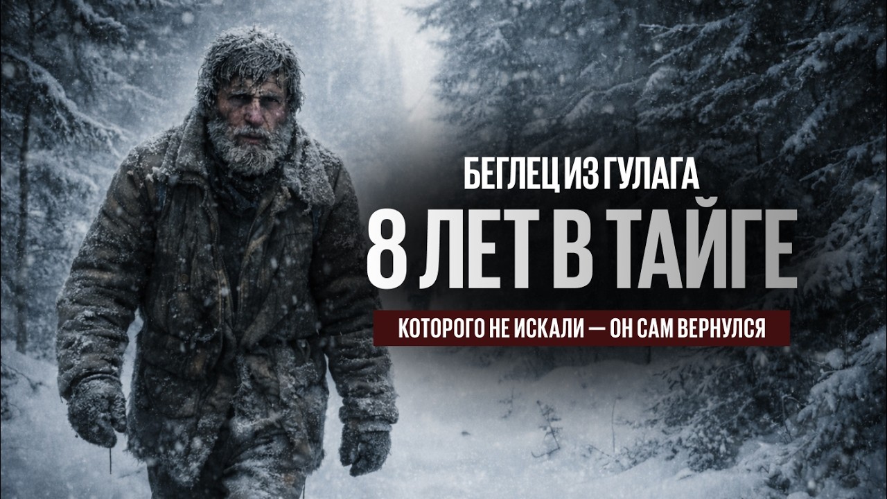 8 ЛЕТ В ТАЙГЕ БЕГЛЕЦ ИЗ ГУЛАГа, КОТОРОГО НЕ ИСКАЛИ — ОН САМ ВЕРНУЛСЯ