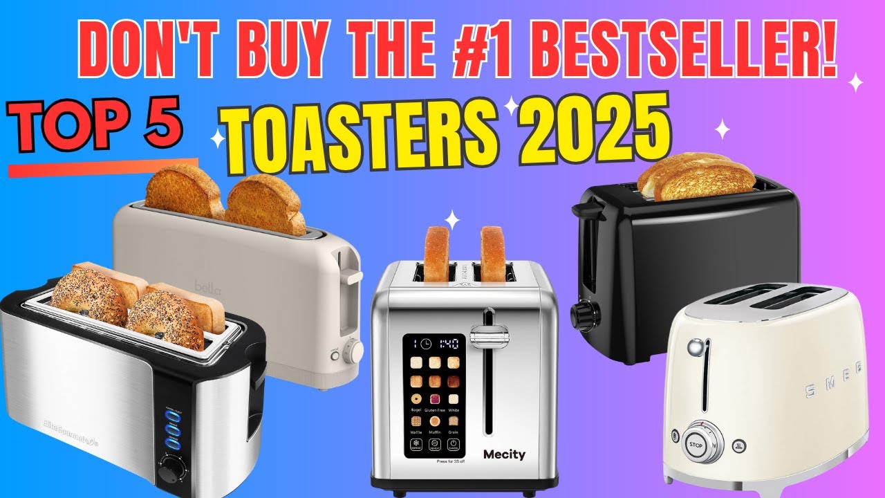 Top 5 Best Toasters (2025) | The Best Digital Toaster, Budget Pick & More!