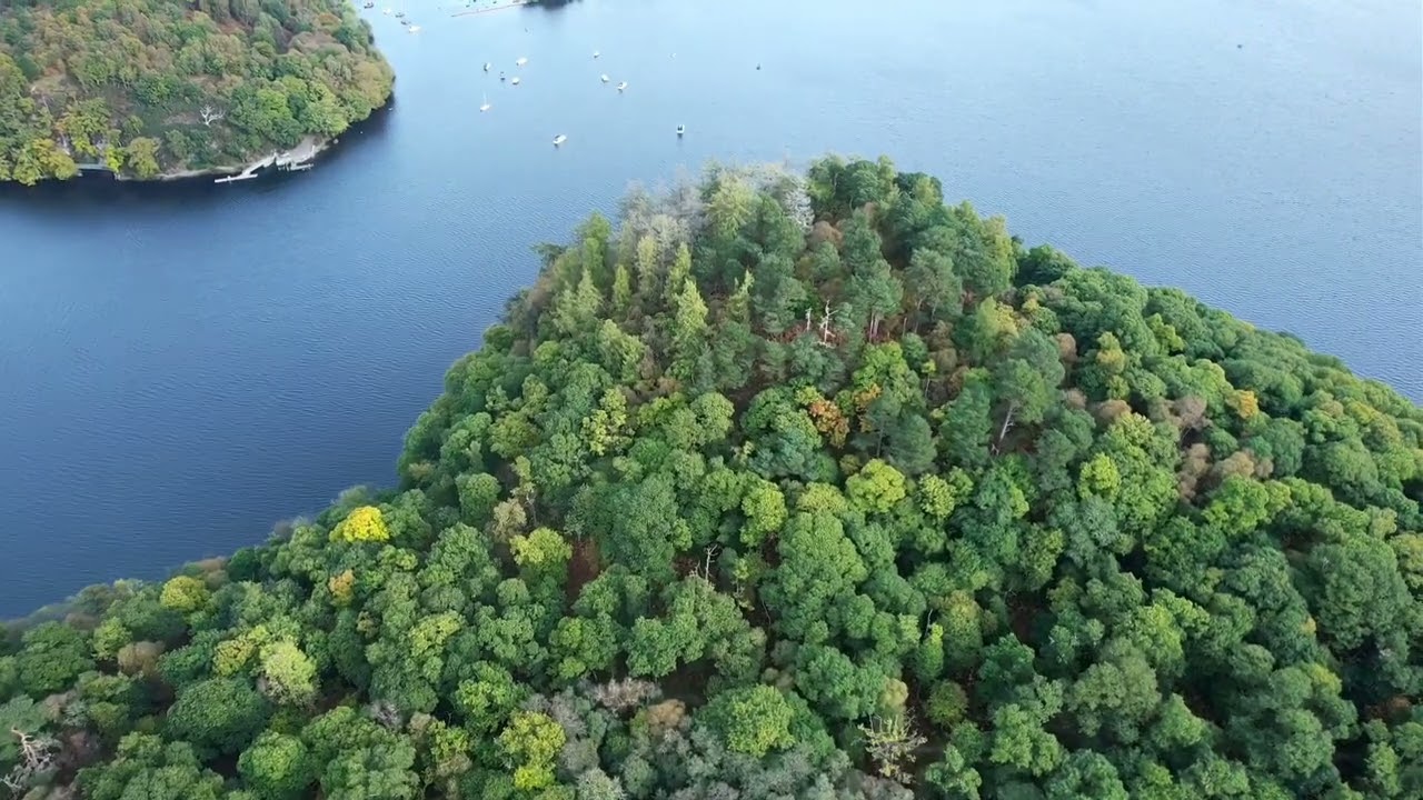 Loch Lomond and Balmaha Drone Footage. DJI Air 2s