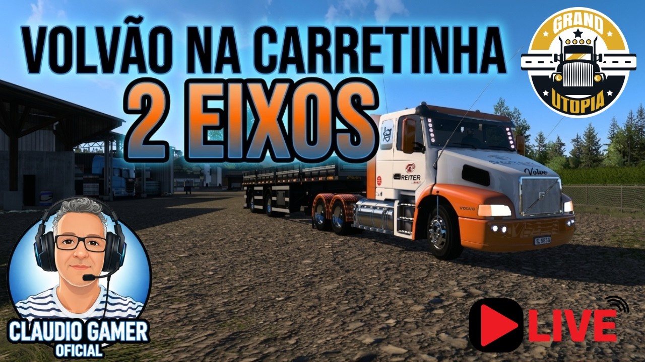 No Frete Carretinha 2 Eixos No Gran Utopia Ets2 1.58 #shotsvideo #claudiogameroficial