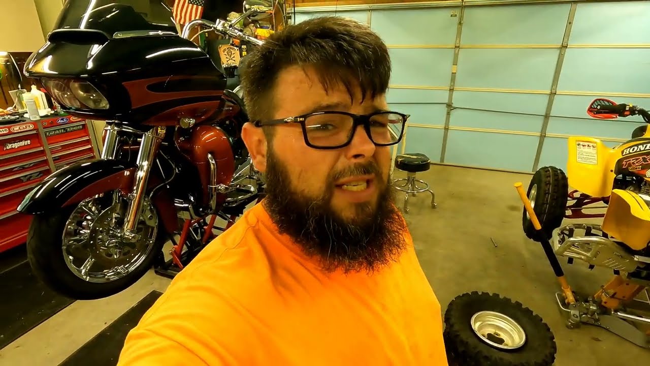 Installing my new GBC XC Masters on The Honda Hornet #honda #400ex #4wheeler