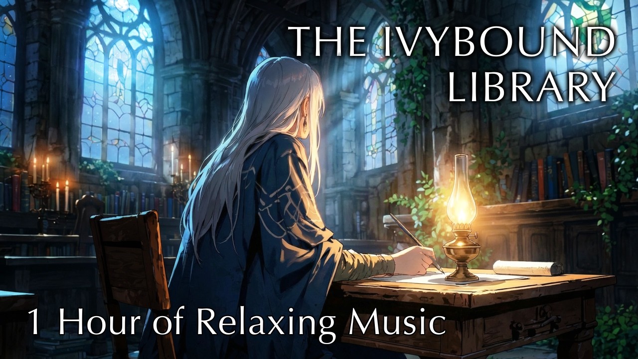 1 Hour | The Ivybound Library Forgotten by Time | Dark Academia Celtic Music