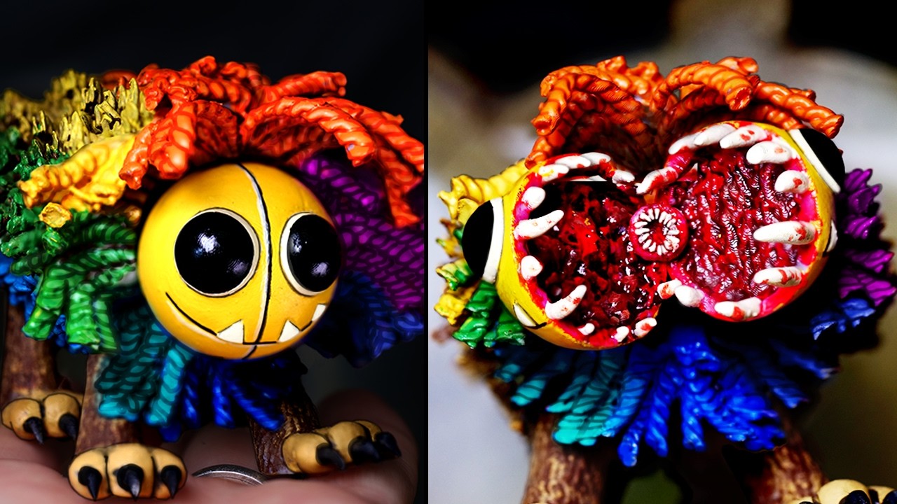 Making Poppy Playtime 4 - Yarnaby Sculptures Timelapse