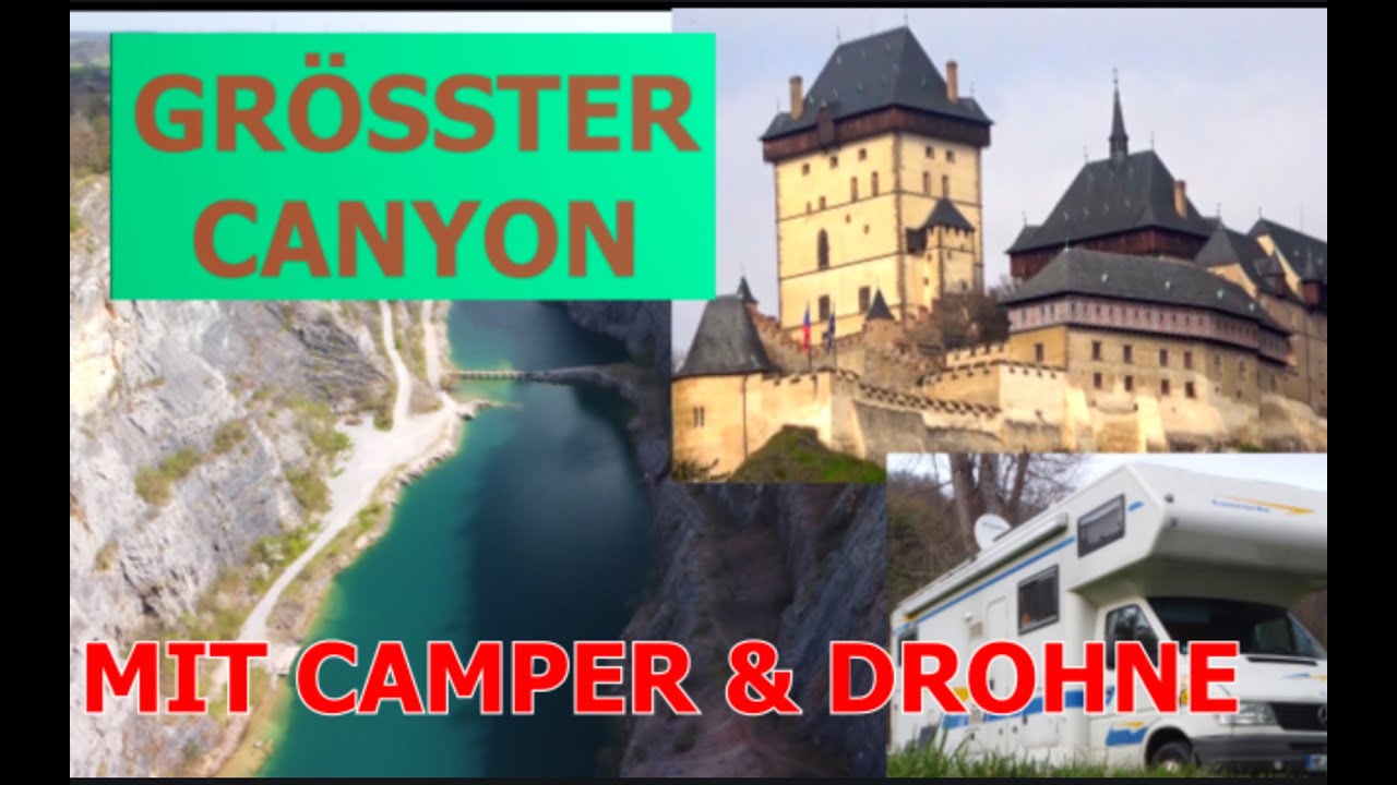 👉DER GRAND CANYON im OSTEN! 😊+ KARLSTEJN CASTLE by DRONE👍Mit dem CAMPER🚐 & HUND😊 durch Tschechien