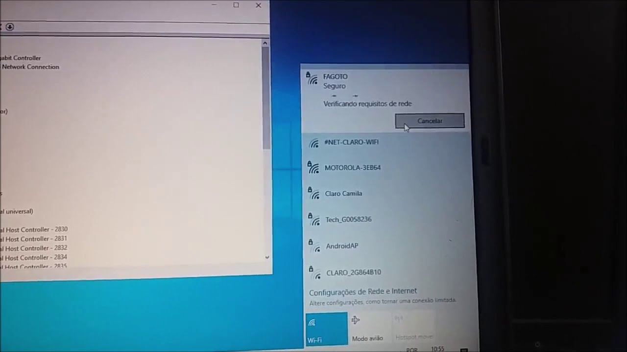 N&atilde;o foi poss&iacute;vel conectar-se a esta rede, Como Resolver esse erro!