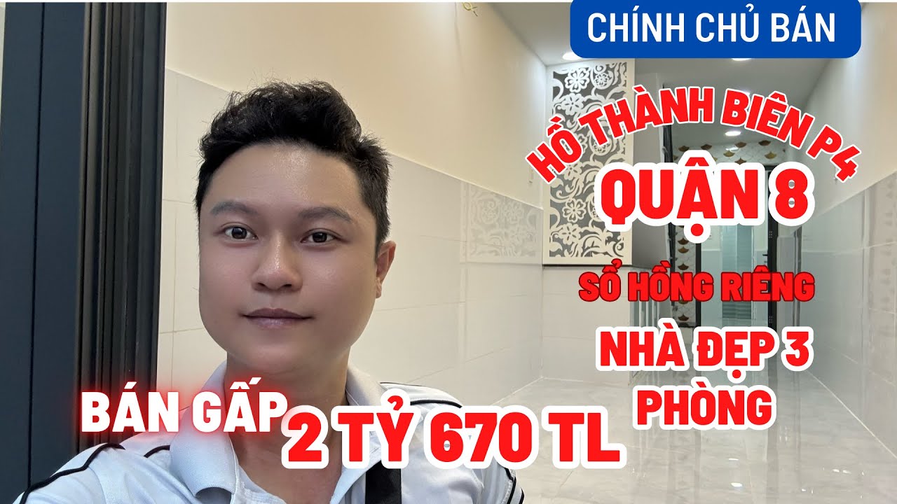 🔥Hót Quá ! 2 Tỷ 670 Căn Nhà đẹp giá rẻ đầu năm / 3 Phòng Ngủ ,Dài 15m❤️Sổ Hồng riêng Hiện hữu Quận 8