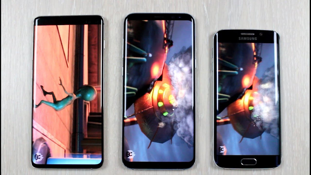 SAMSUNG Galaxy S10 vs S8 vs S6 AnTuTu Benchmark test