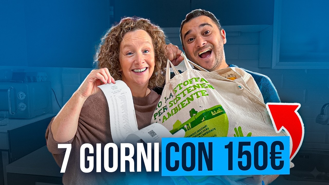 MANGIARE 7 giorni in FAMIGLIA con 150 € di SPESA | risparmiare sulla spesa
