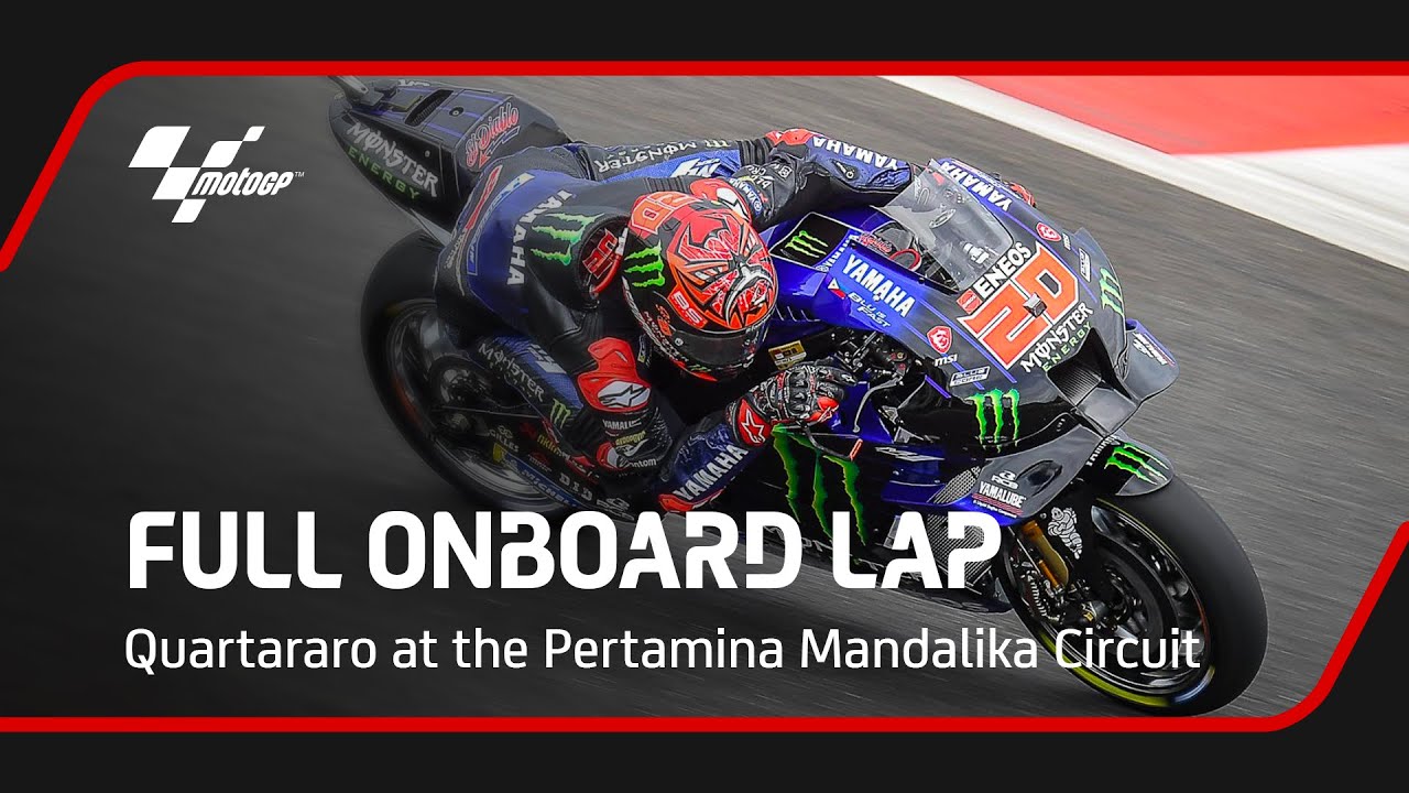 Full onboard lap with Fabio Quartararo at the Pertamina Mandalika Circuit