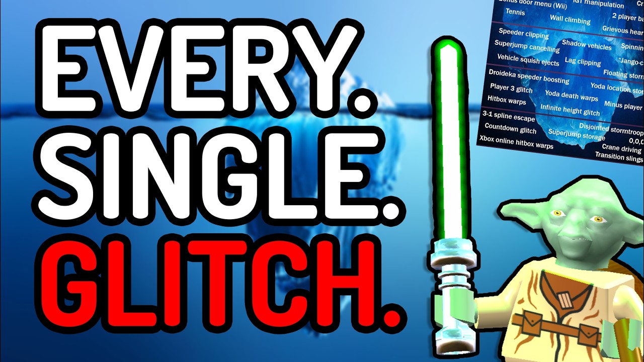 EVERY Glitch in LEGO Star Wars: The Complete Saga - Iceberg Explained