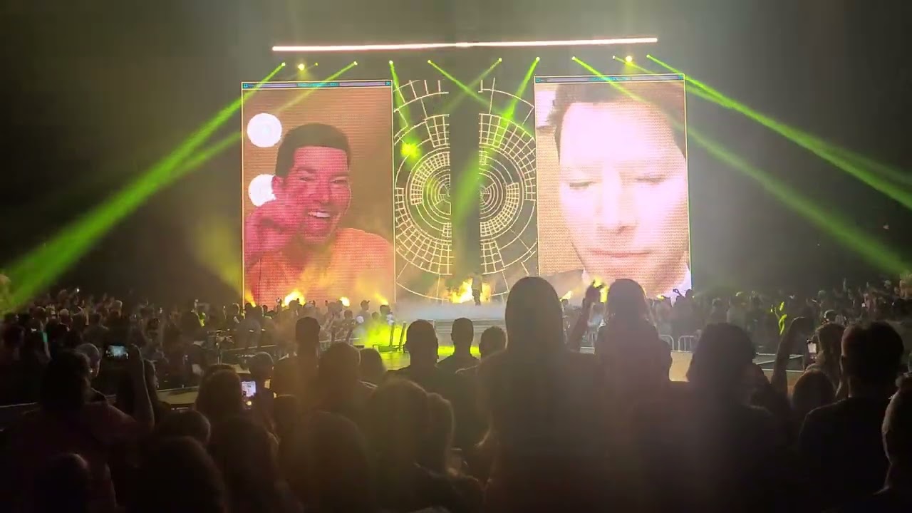 Dude Perfect Panda-Monium tour 6/29/23 at Grand Rapids, MI countdown and introductions