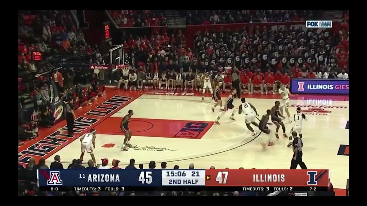 Illinois' Jacob Grandison 3 vs. Arizona