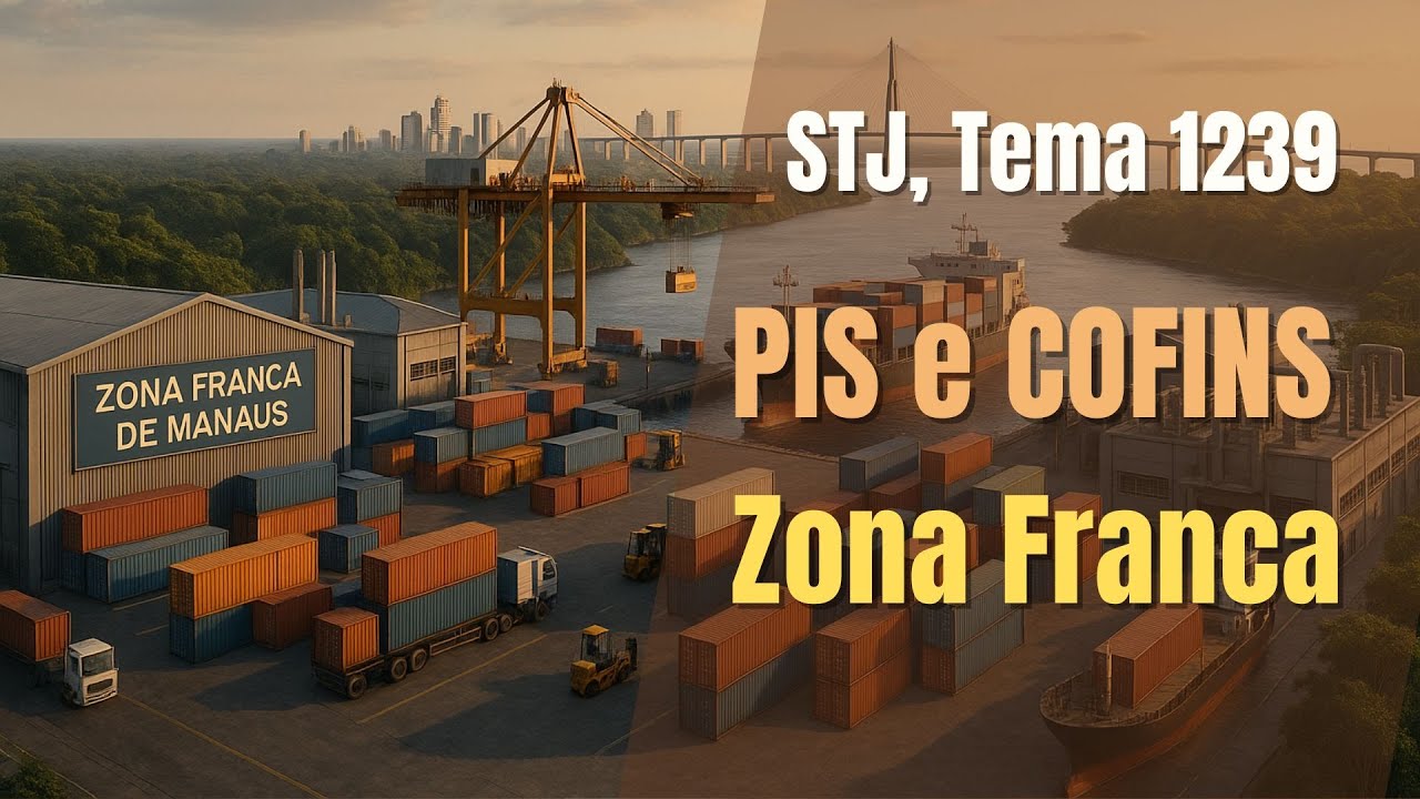 PIS e COFINS - Bens e serviços para Zona Franca de Manaus. STJ, Tema 1239 #direitotributario