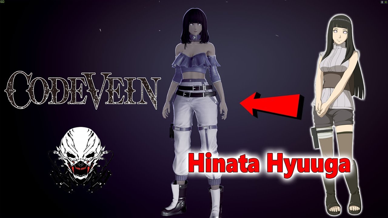 Code Vein Character Creation ( NARUTO Hinata Hyuga )