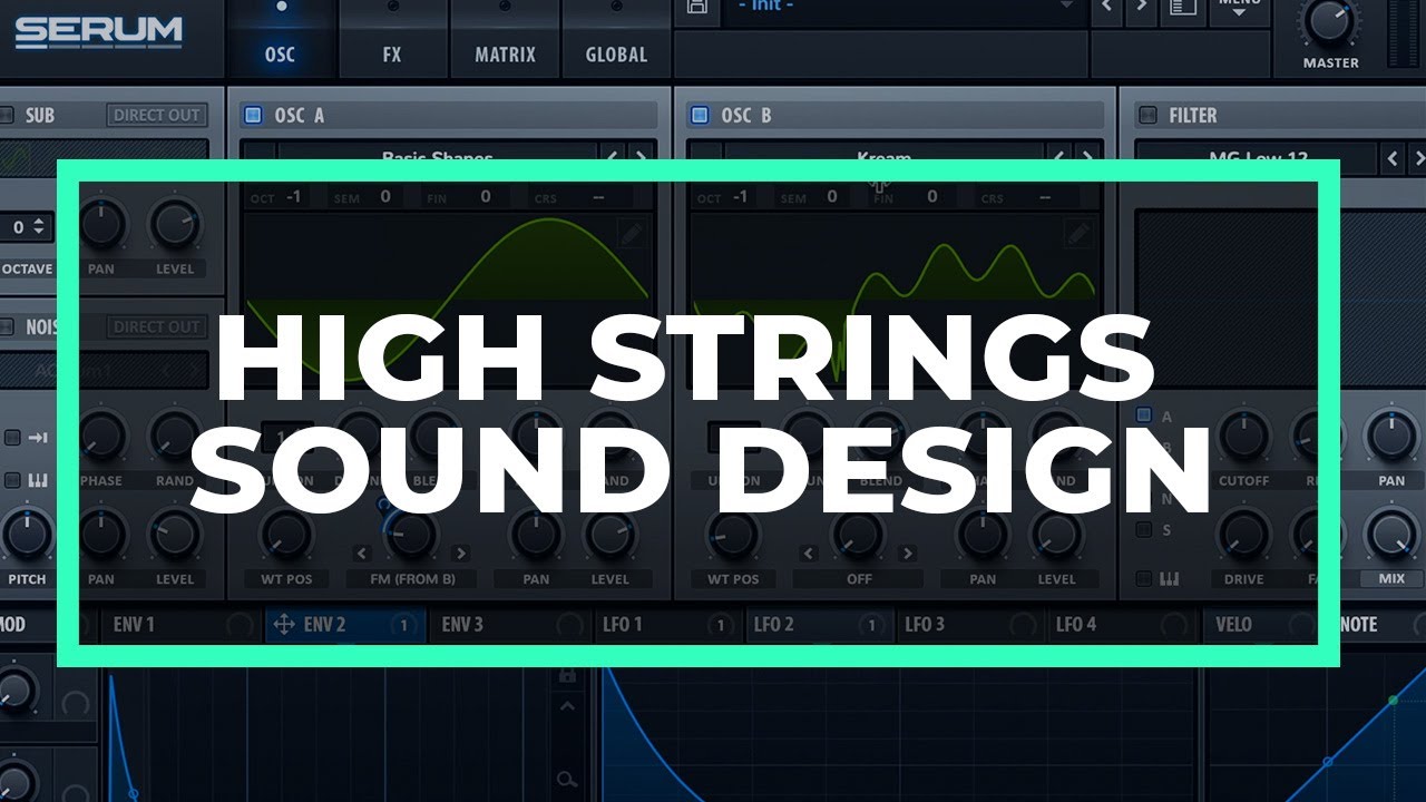 How to: High Strings for Deep House, Selected-Style, EDM Sound Design Tutorial