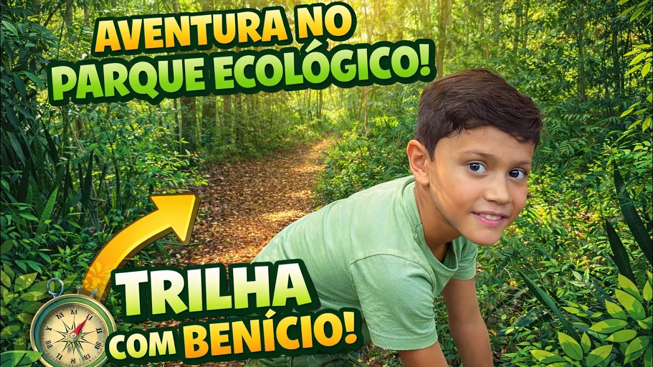 Ele encarou a trilha do Parque Ecológico 😱🌳 (olha o que aconteceu no final!) 