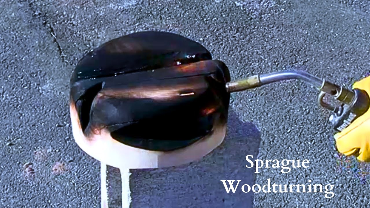 Woodturning - Burn and Turn a Mystery Wood