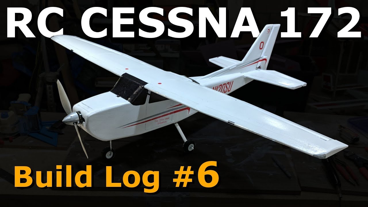 Cessna 172 Skyhawk DIY RC airplane - Build Update PART 6