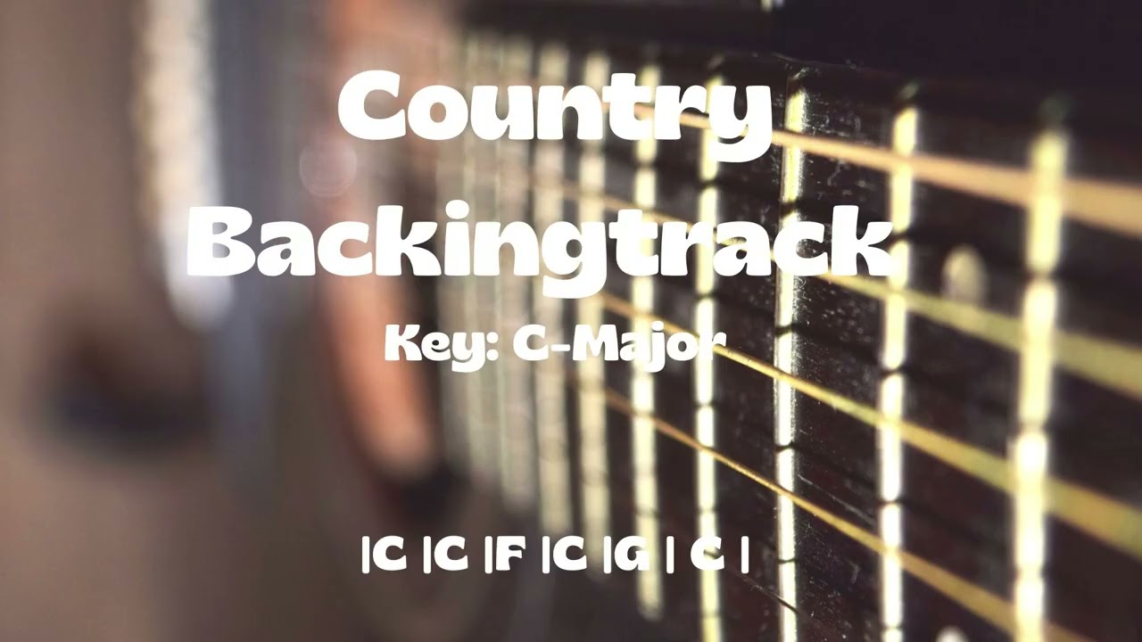 Country Backing Track in C Major | Guitar & Piano Jam Track for Practice