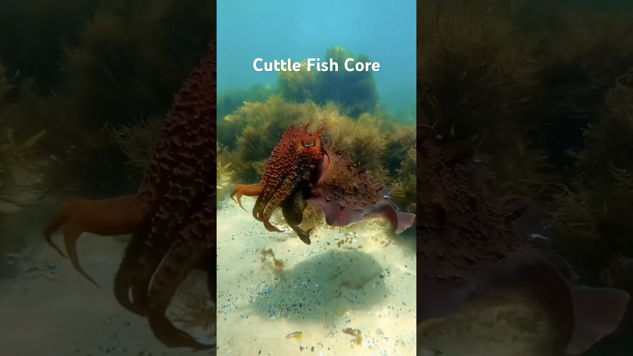 Cuttle Fish Core #animalshorts #animals #animal #fish #cuttlefish