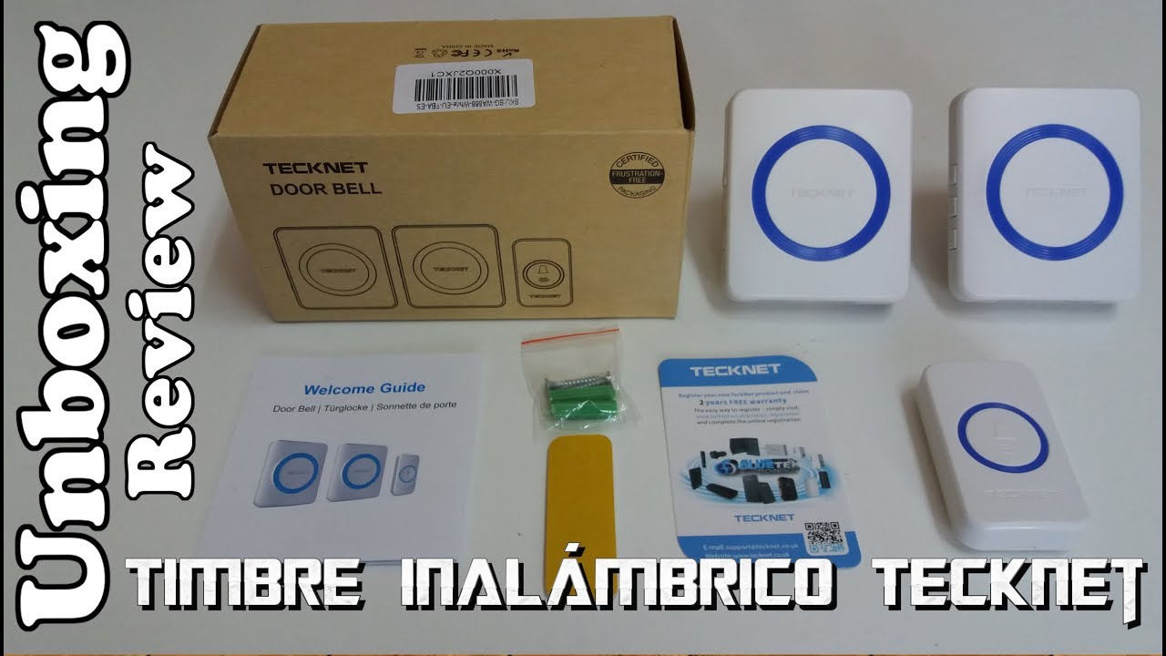 Unboxing and Review Timbre Inalámbrico TeckNet WA888