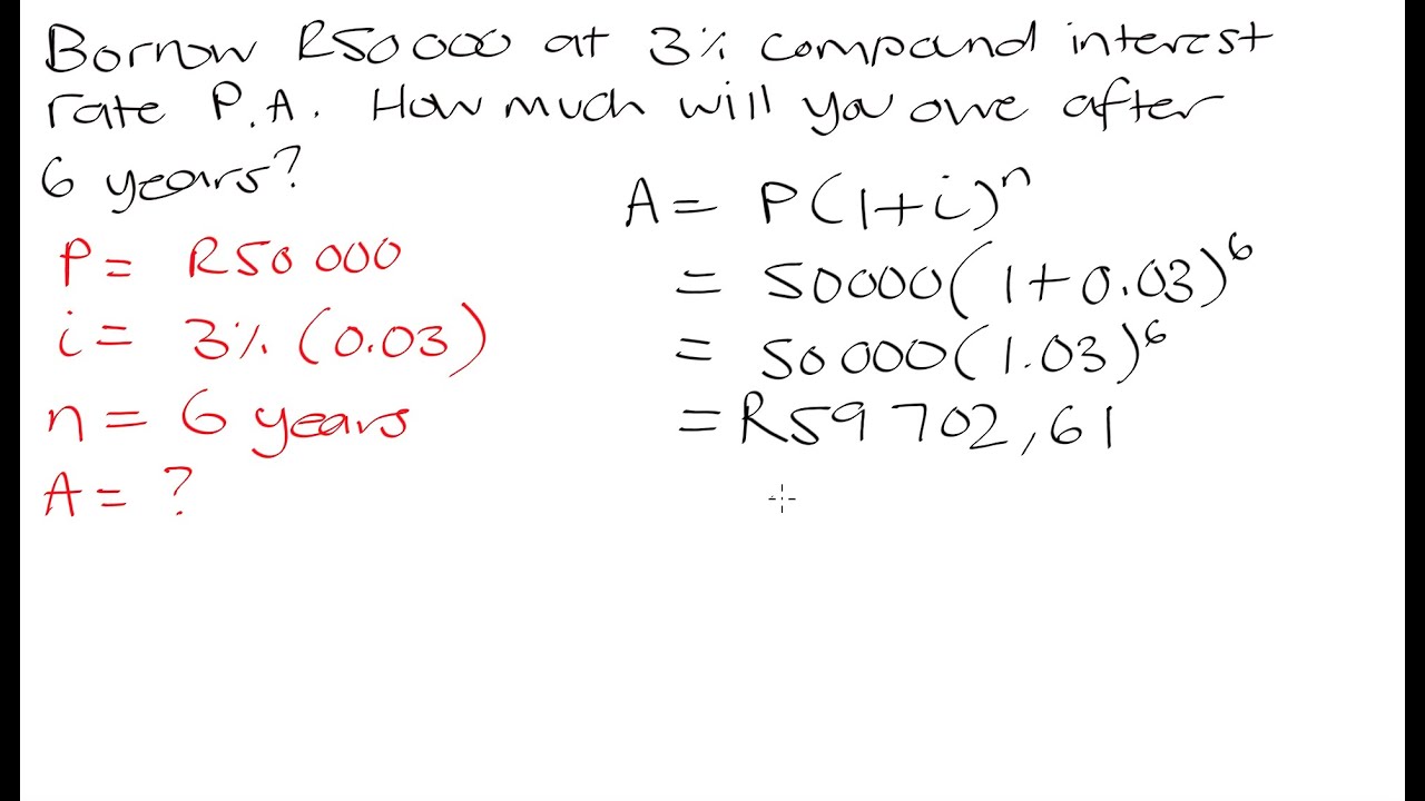 Grade 10 Math: Compound interest practice part 1 | Finance & Growth
