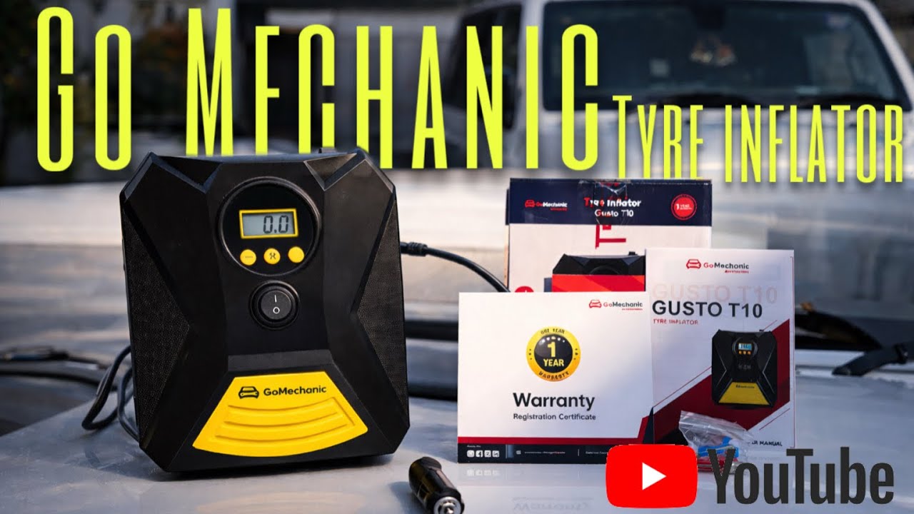 “Go Mechanic GUSTO T10” tyre inflator. Full review and tested. Full Information. @gomechanic 
