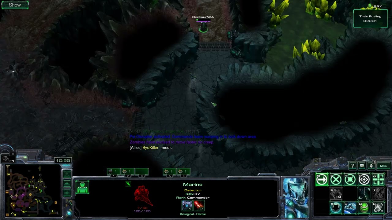 Subterranean Plasma roam, Oh No It's Zombies Arctic Updated, Starcraft 2 Arcade Map