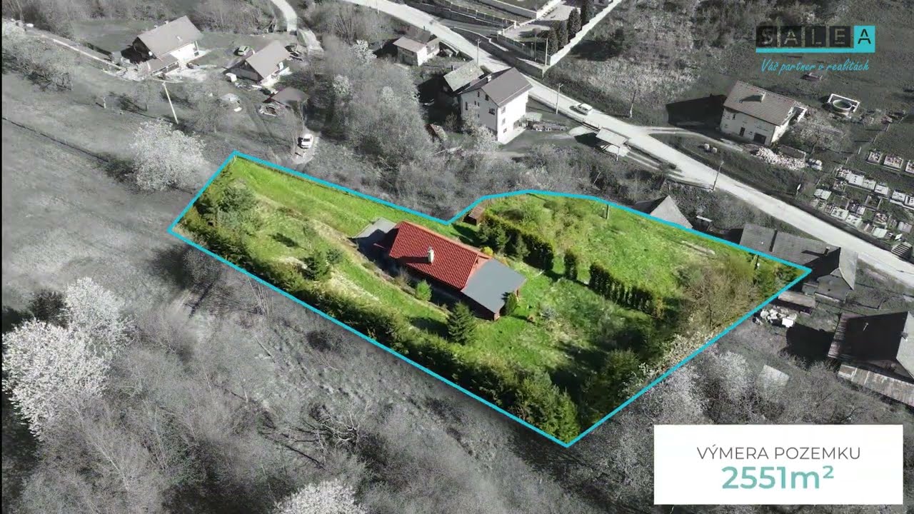 NOVO POSTAVENÁ CHATA, POZEMOK 2551m2, VÝBORNÁ DOSTUPNOSŤ, BYTČA - SETECHOV