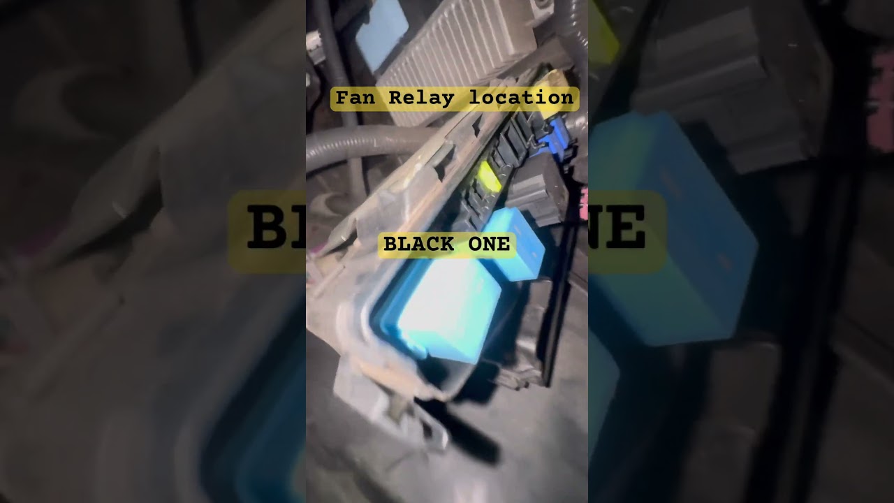 Nissan Fan relay location #fyp #automobile