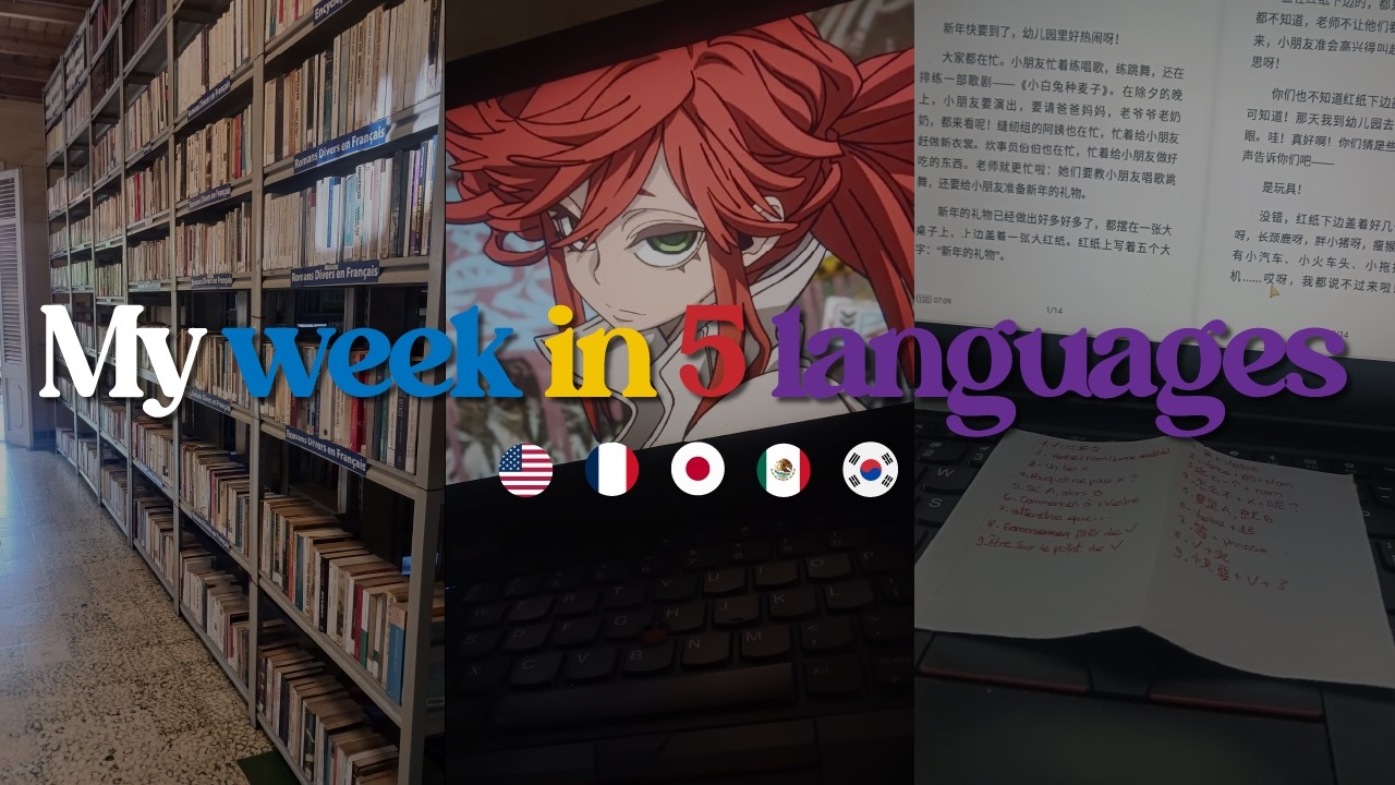 01. Talking about my week in 5 languages