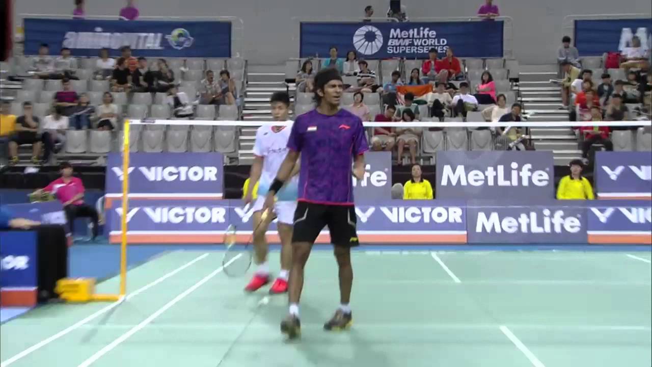 Victor Korea Open 2015 | Badminton SF M5-MS | Chou Tien Chen vs Ajay Jayaram